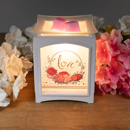 Scentsationals Romance Collection - Scented Wax Warmer - Romantic Wax Cube Melter & Burner - Electric Romance Fragrance Home Air Freshener Gift (Love Bunnies)