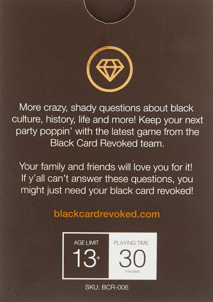 Edition X | Get The New Black Culture Trivia Game | Family Fun | Enjoy at All The Family Functions