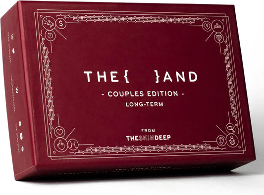 {THE AND} Long Term Couples Edition - 199 Meaningful Conversation Cards for Couples - Questions to Reconnect & Deepen Relationships - Couples Card Game to Reflect & Rediscover Love by The Skin Deep