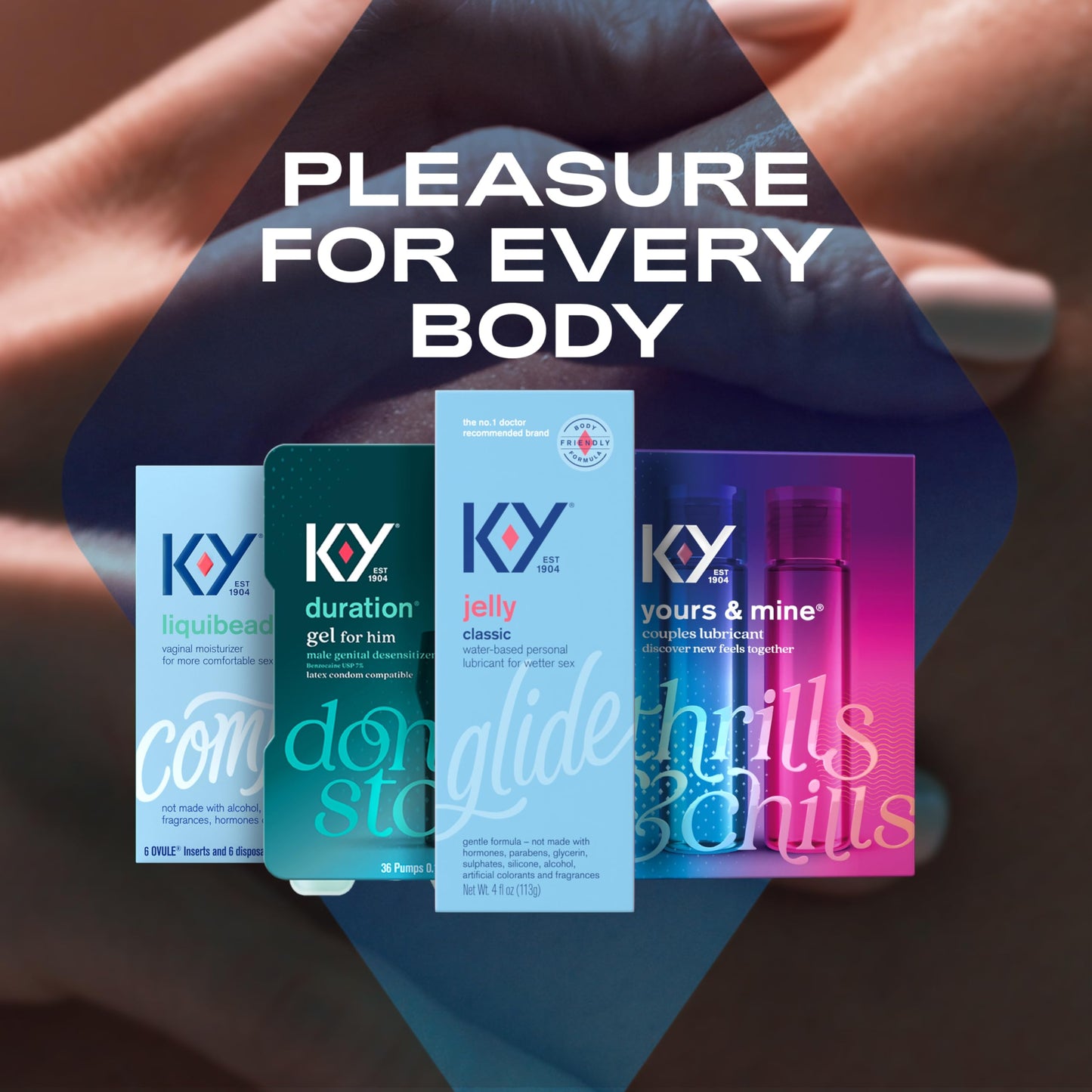 K-Y Jelly Water Based Lube For Sex, Anal Lube, Non-Greasy Water Based Personal Lubricant, pH Friendly Sex Lube Can Be Used With Sex Toys For Women & Male Sex Toys, Condom Friendly Personal Lube, 4 OZ