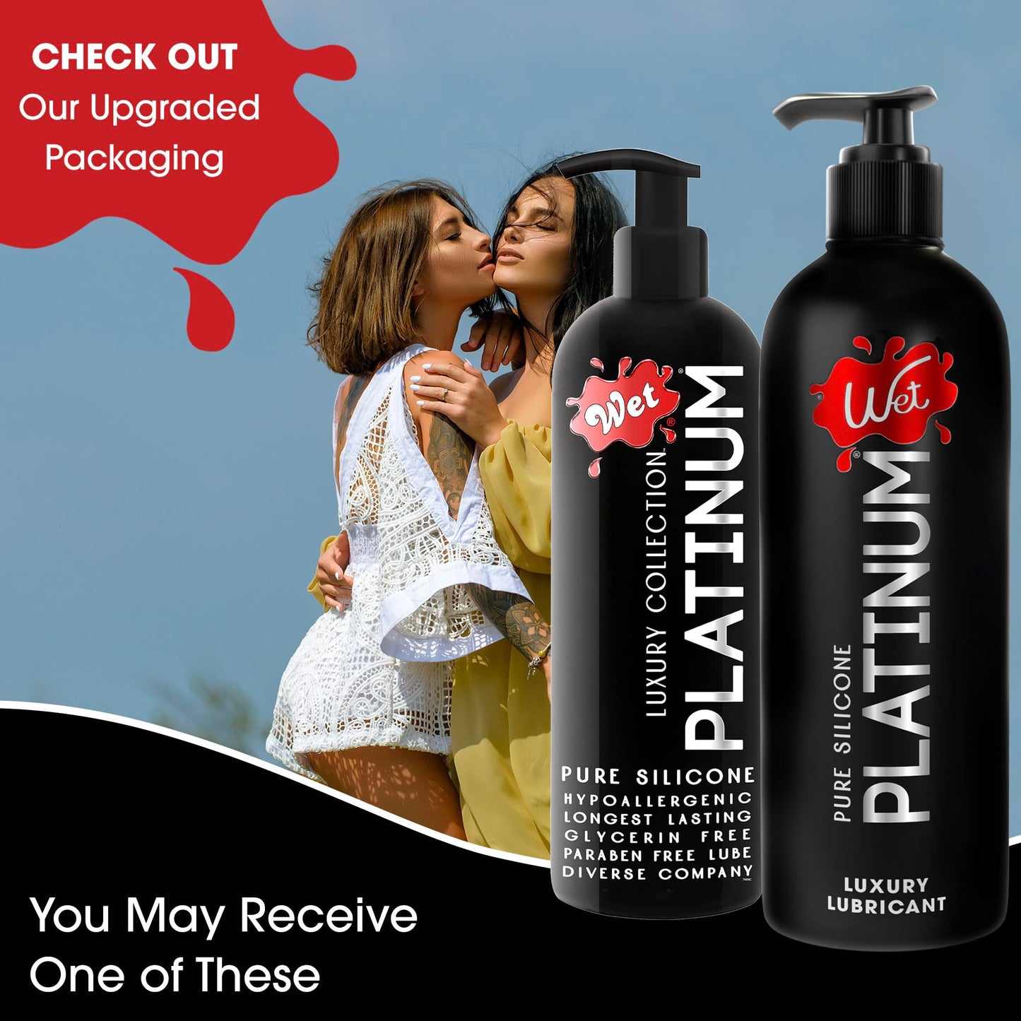 Wet Platinum Silicone-Based Lube for Men, Women & Couples, 4.2 Fl Oz - Ultra Long-Lasting & Water-Resistant Premium Personal Lubricant - Safe to Use with Latex Condoms - Non-Sticky & Hypoallergenic