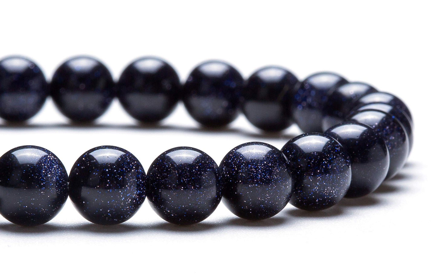 Hamoery Men Women 8mm Natural Stone Lava Rock Diffuser Bracelet Elastic Yoga Agate Beads Bracelet Bangle