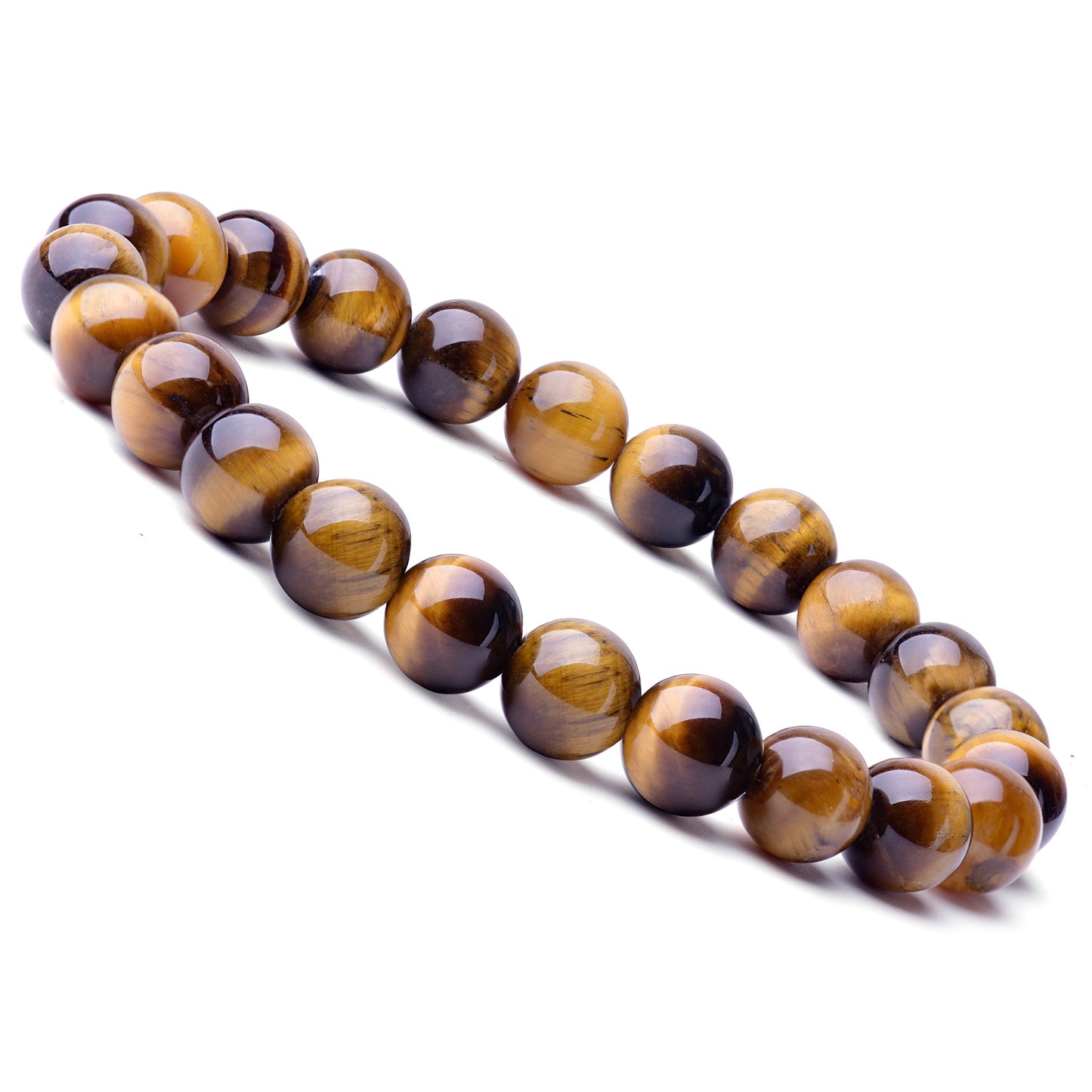 Natural 8mm Gorgeous Semi-Precious Gemstones Healing Crystal Stretch Beaded Bracelet Unisex