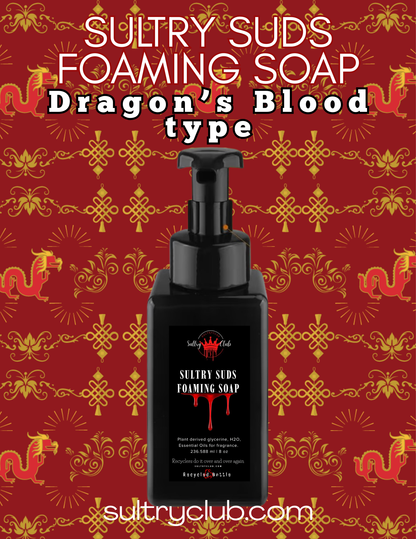 Sultry Suds™ Vegan Foaming Soap (Dragon’s Blood type)