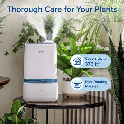 LEVOIT Humidifiers for Bedroom, Quiet (3L Water Tank) Cool Mist Top Fill Essential Oil Diffuser with 25Watt for Home Large Room, 360° Nozzle, Rapid Ultrasonic Humidification for Baby Nursery and Plant