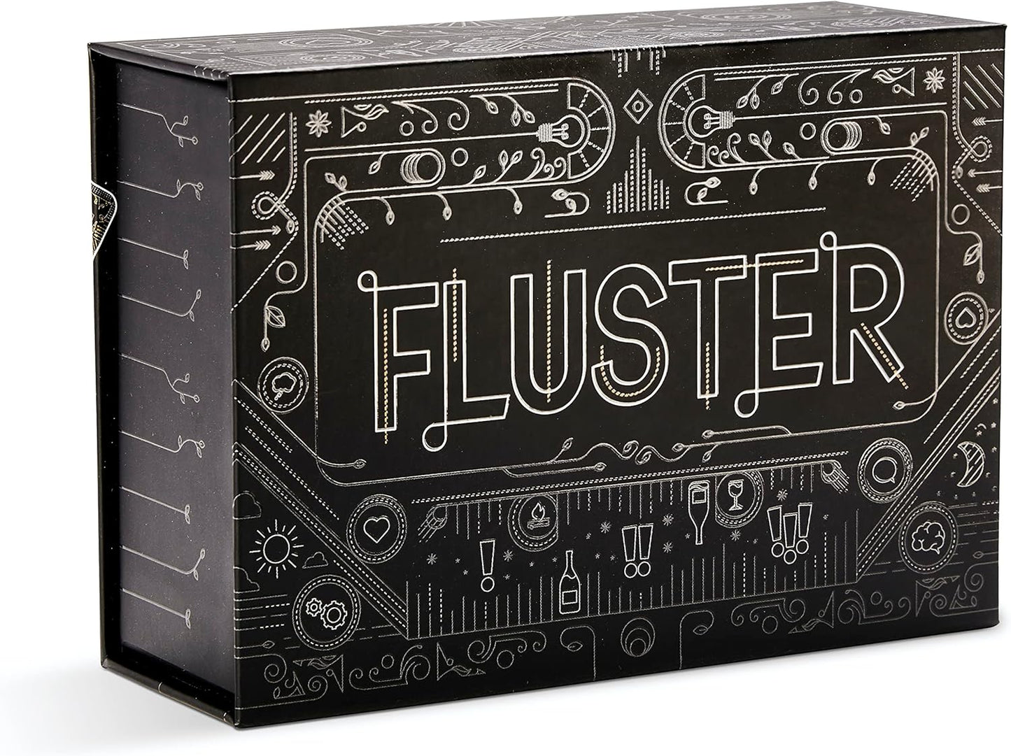 FLUSTER Ice Breakers and Deep Conversation Cards for Adults (126 Cards) | Conversation Starter Social Card Game for Friends & Couples - Fun Question Cards for Parties, Dates, Road Trips & Game Nights