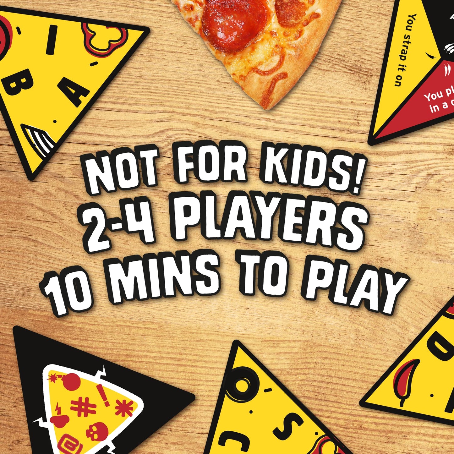 P for Pizza XXXXtra Hot | The Viral Game in a New Version | Travel Card Game, Perfect for Holidays, Camping and Birthdays