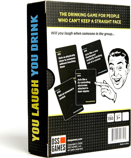 You Laugh You Drink - The Drinking Game for People Who Can't Keep a Straight Face [A Party Game]
