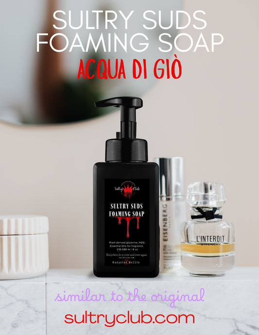 Sultry Suds™ Vegan Foaming Soap (Acqua Di Gio Type)