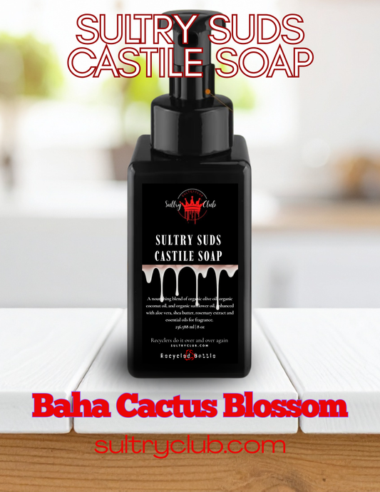 Sultry Suds™ Vegan Foaming Soap (Baha Cactus Blossom)