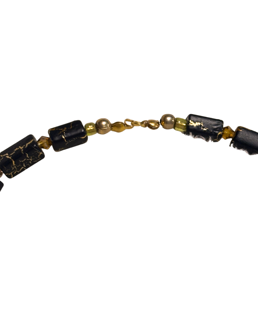 Genuine Onyx Round Hand beaded Beaded Necklace