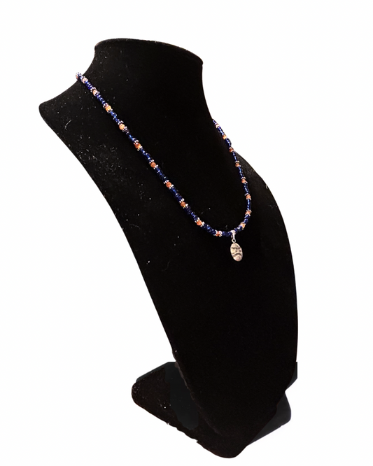 Detroit Tigers Baseball Fan Necklace