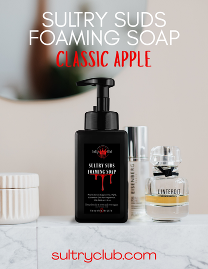 Sultry Suds™ Vegan Foaming Soap (Classic Apple)