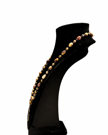 Egyptian Ankh Fertility Beaded Necklace
