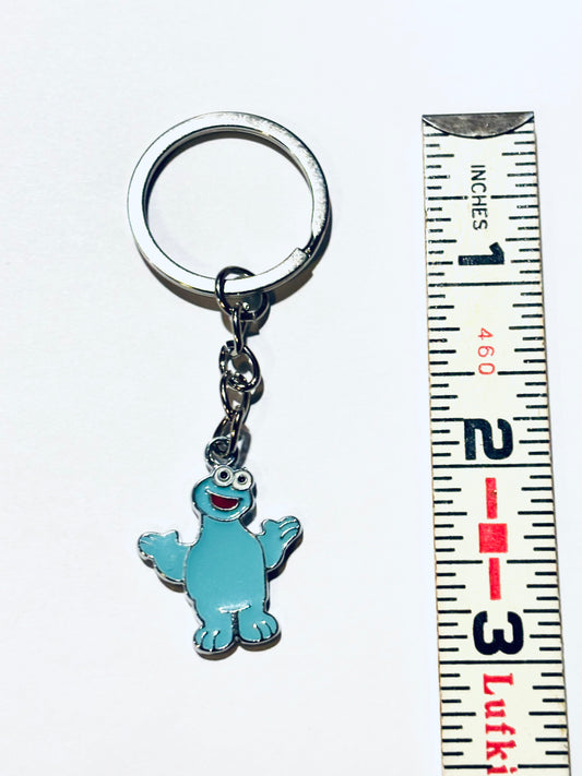 Sesame Street Cookie Monster Charm Keychain