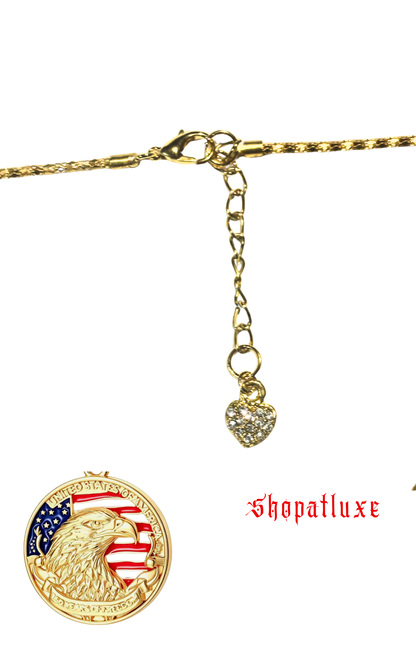 250th USA Anniversary Necklace