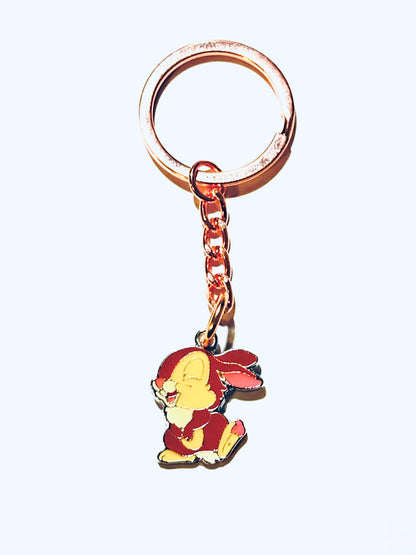 Thumper Rabbit Charm Keychain