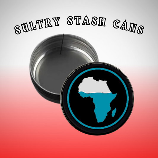 AFRICA Stash Tin - Round Storage Container