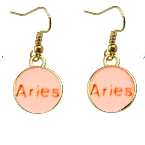 ARIES ZODIAC SIGN EARRINGS - POSTS OR DANGLES -