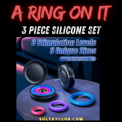 A Ring On It - 3 Piece Cock Ring Set