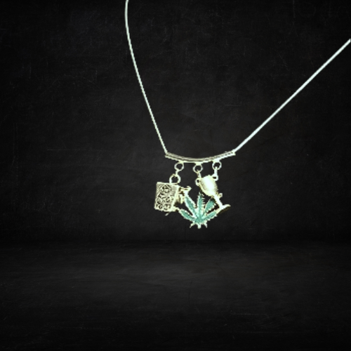 A Weed Lovers Christmas Necklace