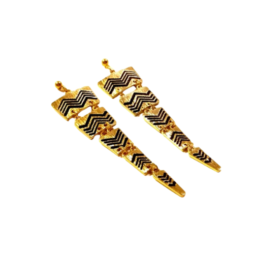 African Geometric Earrings