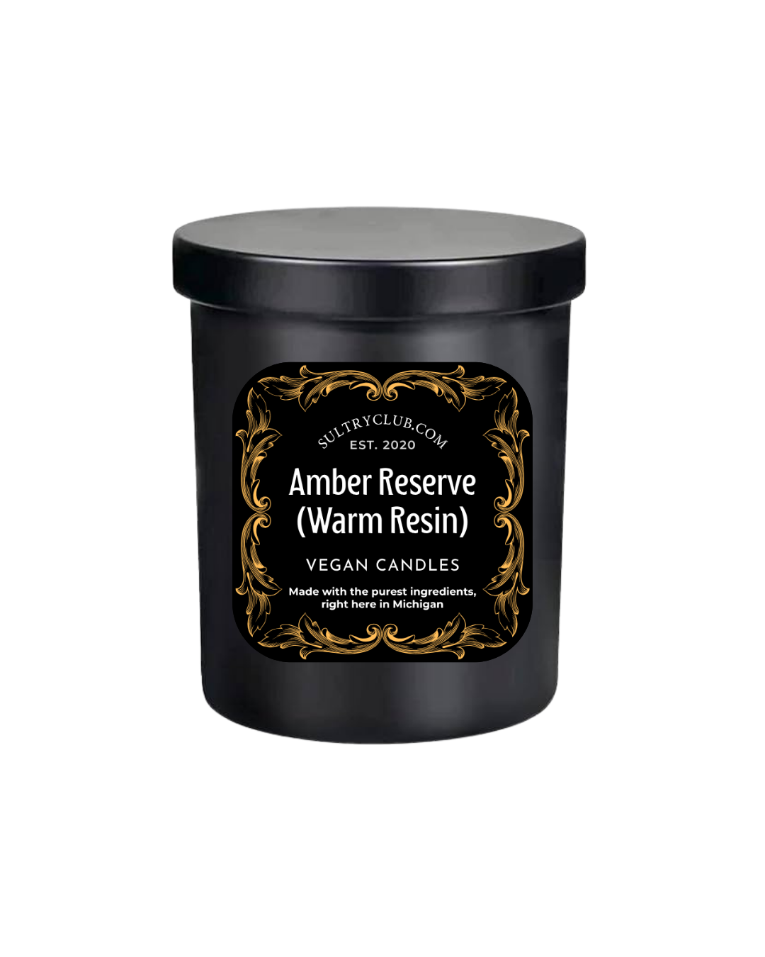 Amber Reserve (Warm Resin) Vegan Candle