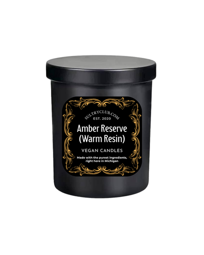 Amber Reserve (Warm Resin) Vegan Candle