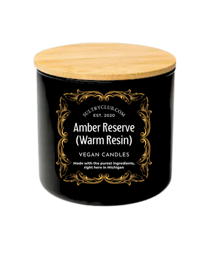 Amber Reserve (Warm Resin) Vegan Candle
