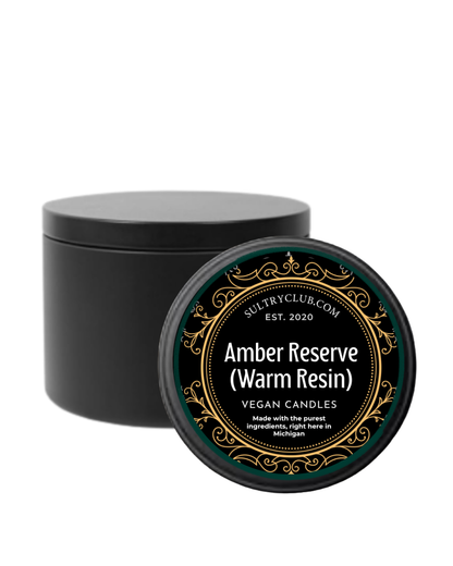 Amber Reserve (Warm Resin) Vegan Candle
