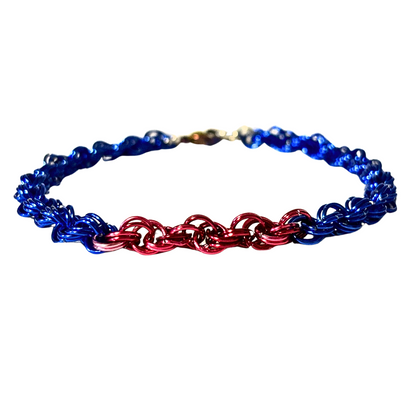 Americana Woven Byzantine Bracelet