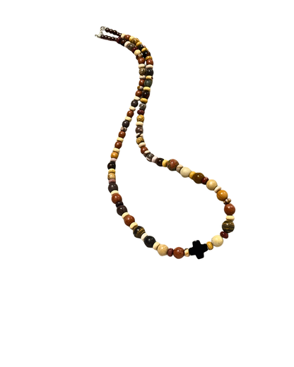 Tribal Hand Beaded Necklace