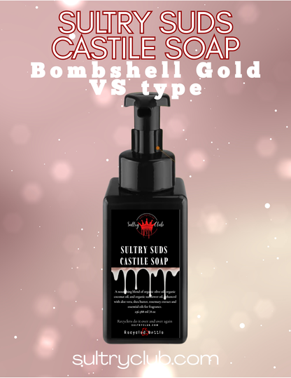 Sultry Suds™ Vegan Foaming Soap (Bombshell Gold type)