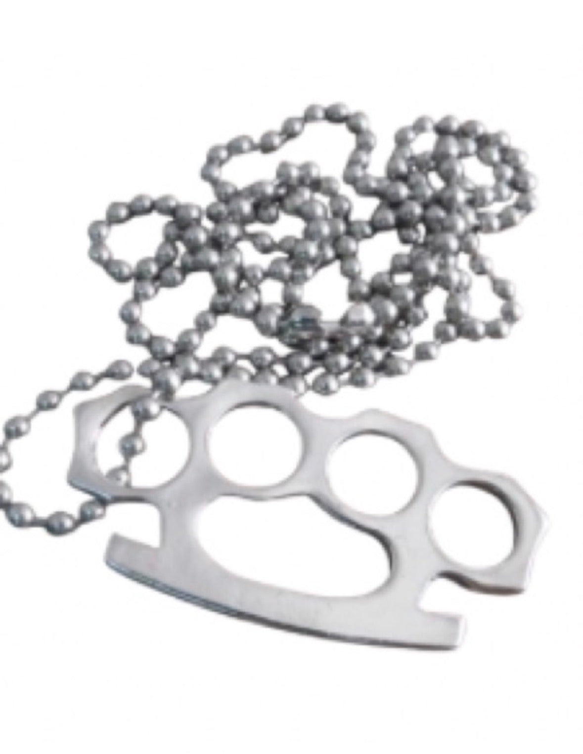 Brass Knuckle Duster Necklace