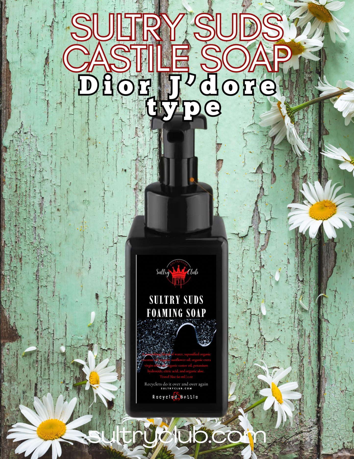 Sultry Suds™ Foaming Soap (Dior J’dore type)