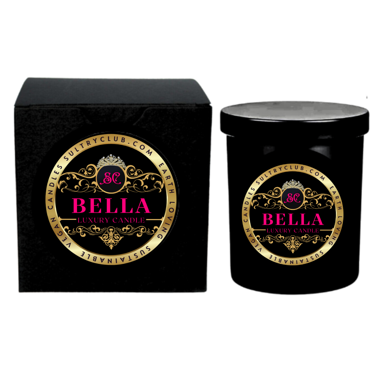 BELLA (Gingham Type) Vegan Candle