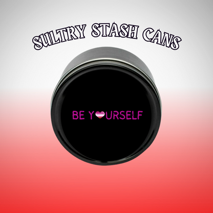 LBGTQ Stash Tin - Round Storage Container (Several Styles)