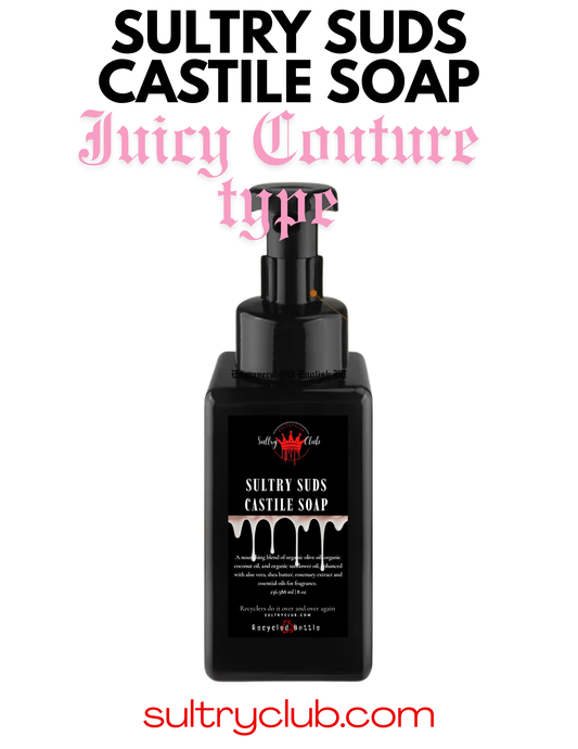 Sultry Suds™ Vegan Foaming Soap (Juicy Couture type)