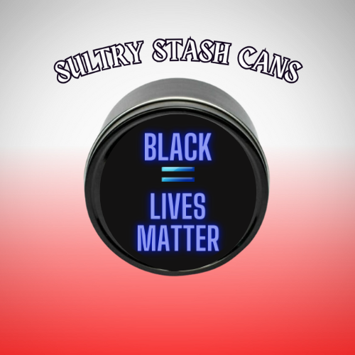 BLACK LIVES MATTER Stash Tin - Round Storage Container