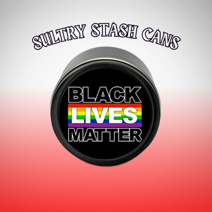 LBGTQ Stash Tin - Round Storage Container (Several Styles)