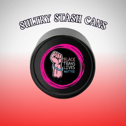 TRANS PRIDE Stash Tin - Round Storage Container (Several Styles)