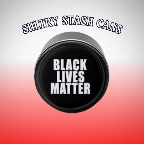 BLACK LIVES MATTER Stash Tin - Round Storage Container