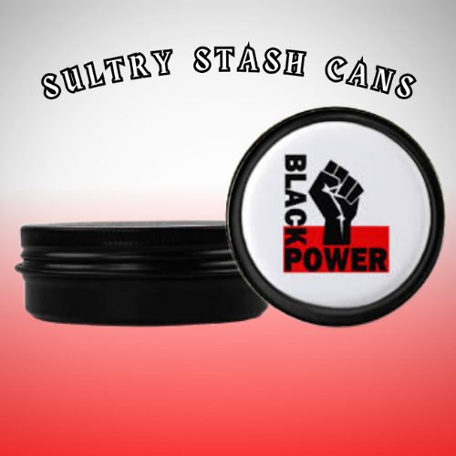 BLACK LIVES MATTER Stash Tin - Round Storage Container