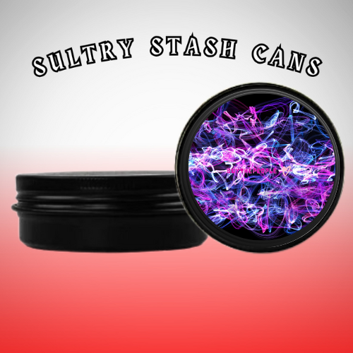 BLUE BLAST Stash Tin - Round Storage Container