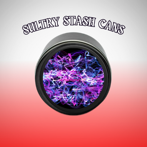 BLUE BLAST Stash Tin - Round Storage Container