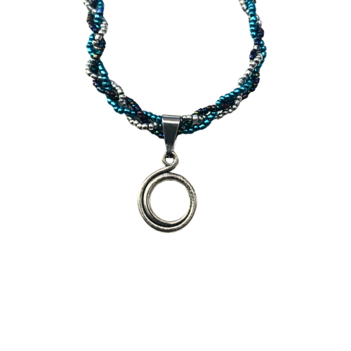 Multistrand Beaded Spiral Necklace