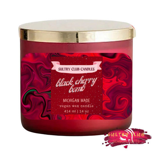 BLACK CHERRY BOMB Candle