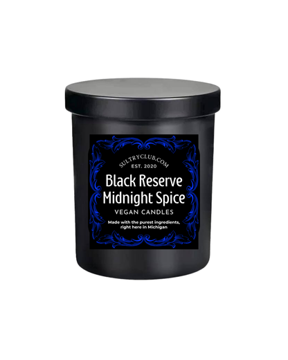 Black Reserve Midnight Spice Vegan Candle