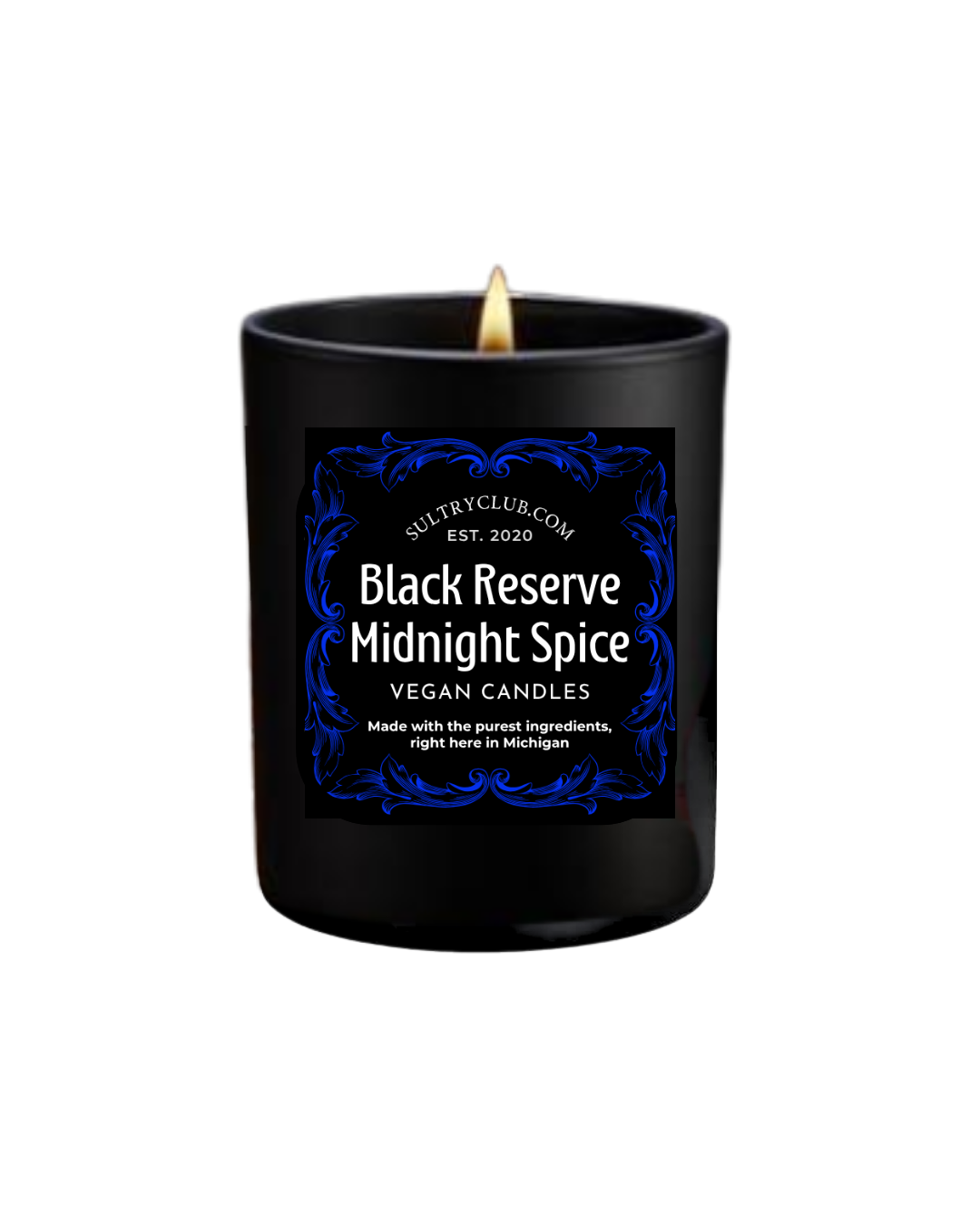Black Reserve Midnight Spice Vegan Candle