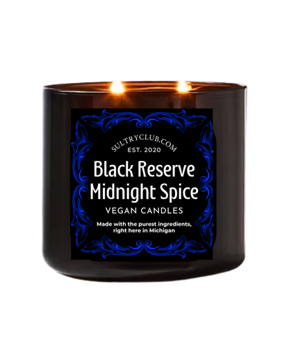 Black Reserve Midnight Spice Vegan Candle